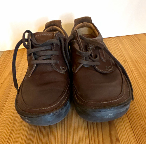 Clarks air brown leather shoes - air,