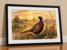 A4 Pheasant Art Print