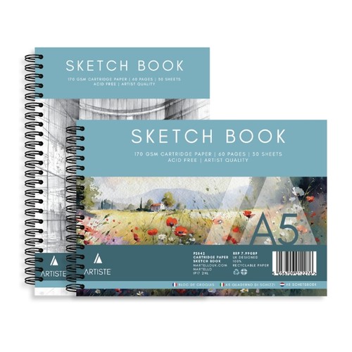 Artiste sketchbook 170gsm - artiste, a5