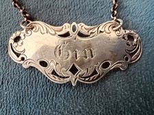 Antique Silver Gin Decanter