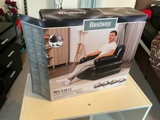 bestway inflatable chair black