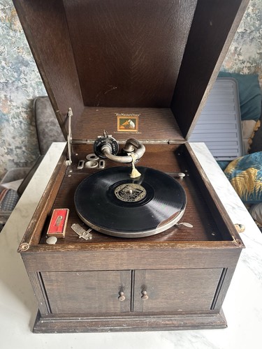 Vintage hmv gramophone - hmv,