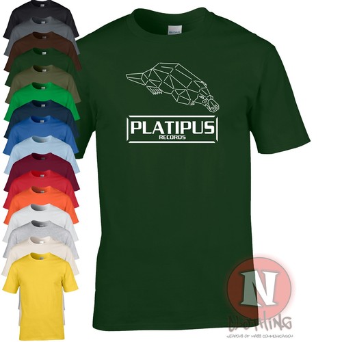 Platipus records shirt old - records,
