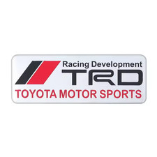 Toyota Racing Development TRD Metal Badge Emblem Supra GR Yaris Celica GT4 GT86