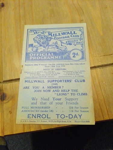 Millwall leyton orient - v,