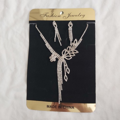 Rhinestone jewellery set - jewellery,