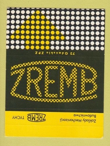 Matchbook cover unitra - -,