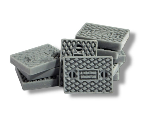 Model railway manhole - model,