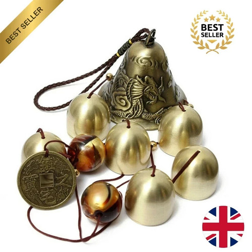 Large copper bells hanging - bells,