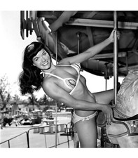 Bettie Page On The Horse Wheel