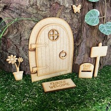 MDF Wooden Fairy Door KIT