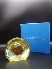 Vintage Paperweight Fragment Of A Wooden Stage From Sadlers Wells Theatre London