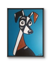 DOG CUBISM 12x16 POP ART