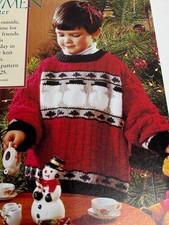 Snowmen Sweater Knitting