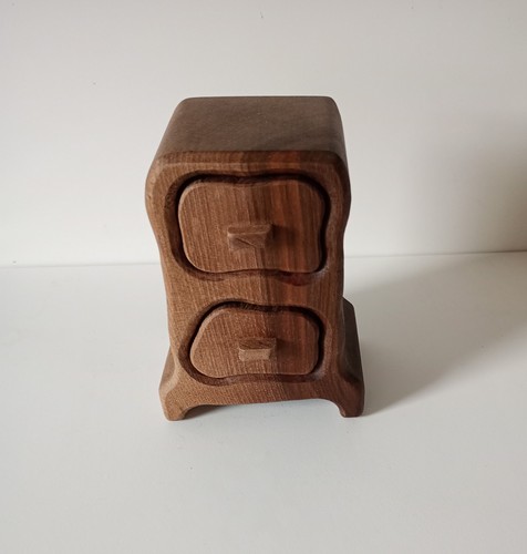 Handcrafted miniature walnut - miniature,