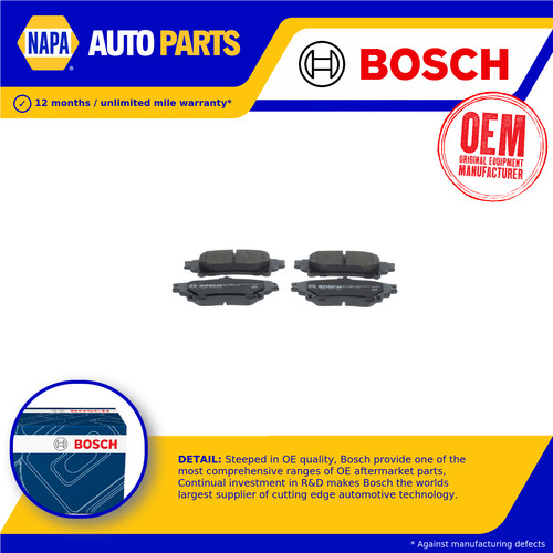 Brake pads set - pads, lexus