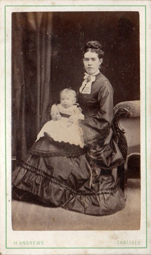 Lady apron dress baby cdv - dress,