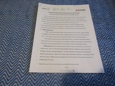 1999 MITSUBISHI 3000GT VR-4 MODEL INTRO PRESS RELEASE BROCHURE PACKET W PHOTOS