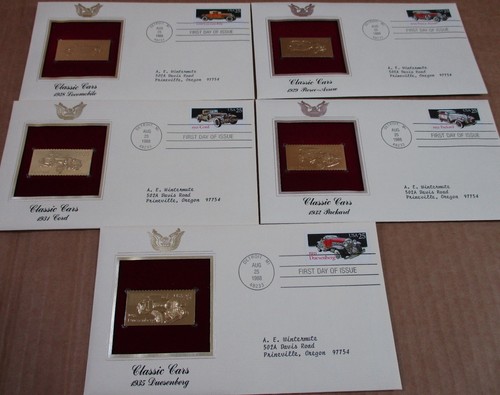 Stamps 22k gold replicas - 22k,