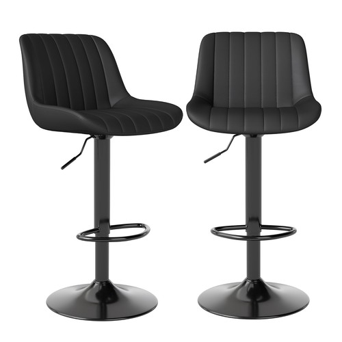 Bar stools set swivel - of, 2