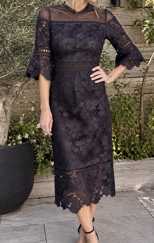 Whistles black floral lace - whistles,