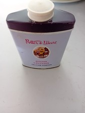 VINTAGE POTTER AND MOORE TIN OF MITCHUM LAVENDER TALCUM POWDER