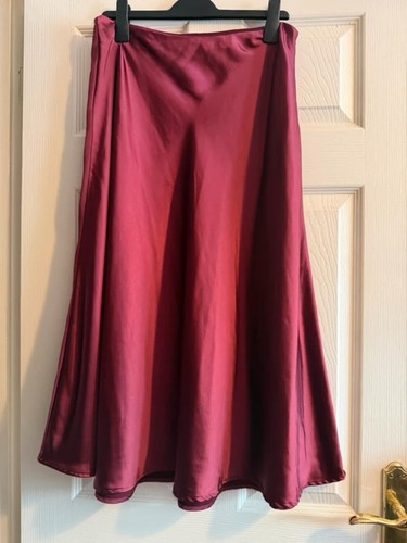 Damart satin midi skirt - midi,