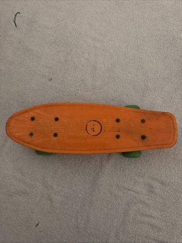Bright orange penny style - orange,