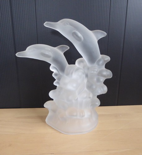 Frosted dolphin ornament - dolphin,