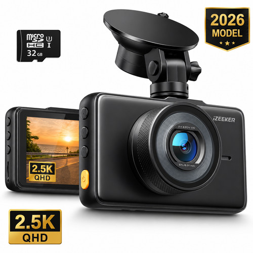 Izeeker dash cam - 2.5k,