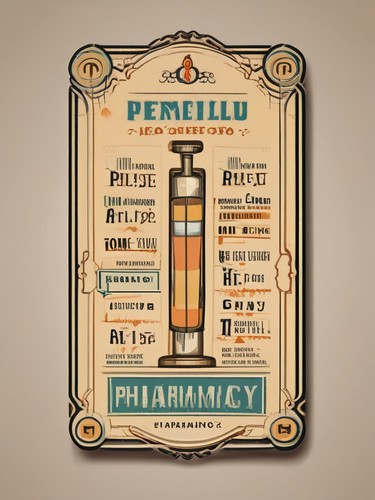 Vintage pharmacy sign - vintage,