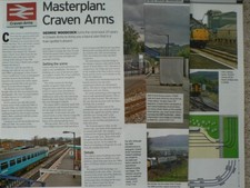 Craven Arms Shropshire early 1990s layout plans - Model Rail magazine article