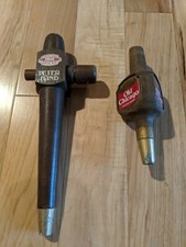 2 Peter Hand’s Old Chicago Beer Tap Handles Vintage Display Keg Beer