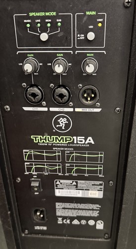 Mackie thump 15a - thump, amp