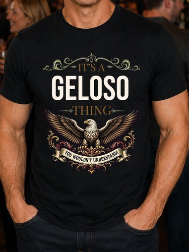Geloso surname eagle men - geloso, men's