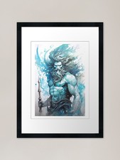 Poseidon Earth Shaker Framed