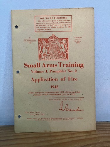 Small arms training volume - arms,
