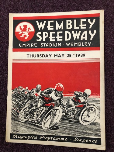 Speedway programme pre - , war