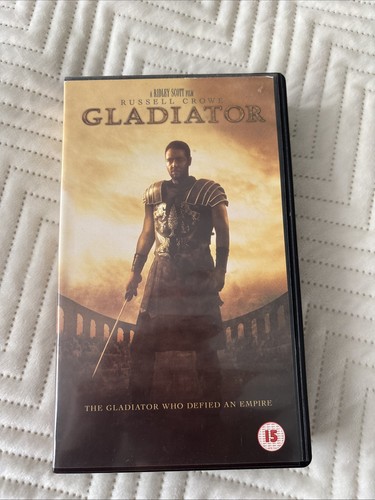 Gladiator vhs tape russell - gladiator,