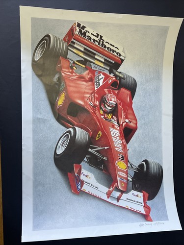 Michael schumacher print - michael,