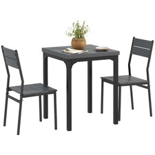 HOMCOM 3 Pcs Compact Dining