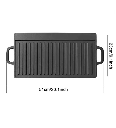 Cast iron grill plate - cast,
