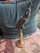 Decorative Green Parrot on a
