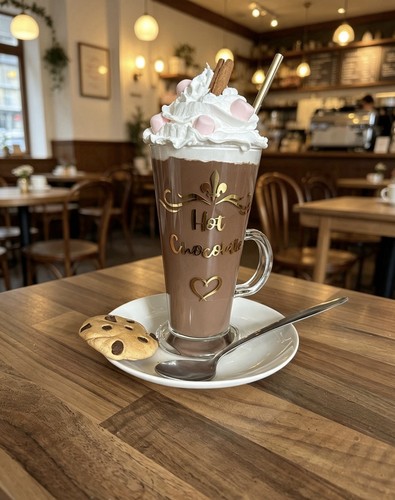 Artificial hot chocolate and - artificial,