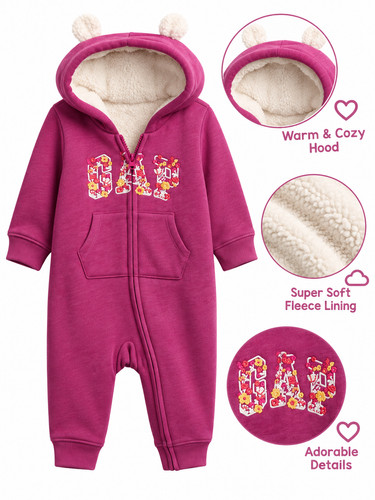 Gap baby girl warm pramsuit - baby,