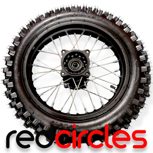 Black sdg pit bike rear - black, 12"