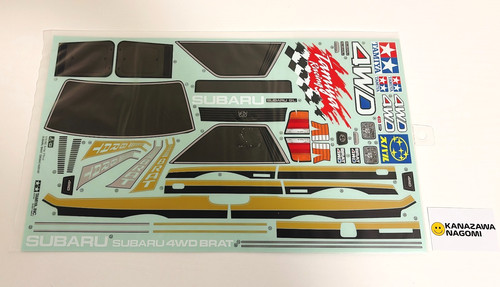 Tamiya subaru brat decal - subaru,