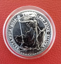 QEII:  2016: 1oz SILVER BRITANNIA: Brilliant Uncirculated