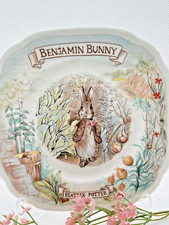 Vintage Royal Albert Beatrix Potter Tea Plate Collectors Plate Benjamin Bunny