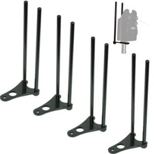 Snag Bars x4 Black Lightweight For Bite Alarms Carp Fishing Snag Ears by NGT